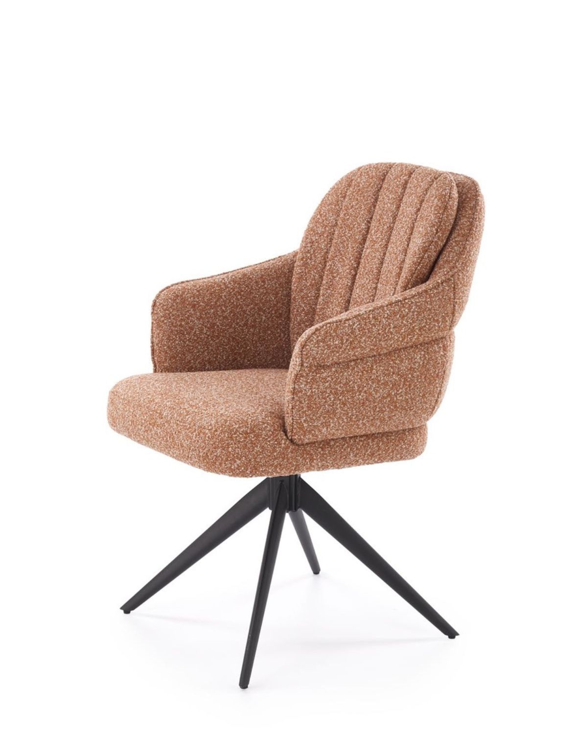 krzesło z funkcją obracania k570, boucle, rude