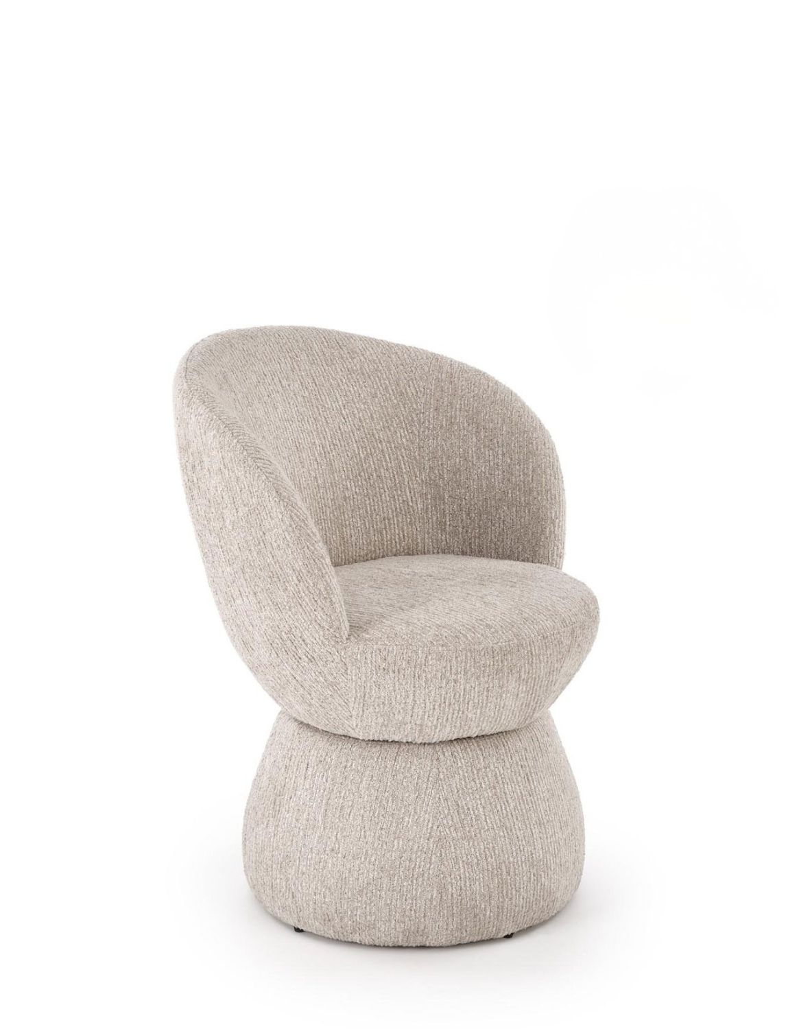 krzesło z funkcją obracania k581, tapicerowane, beżowe