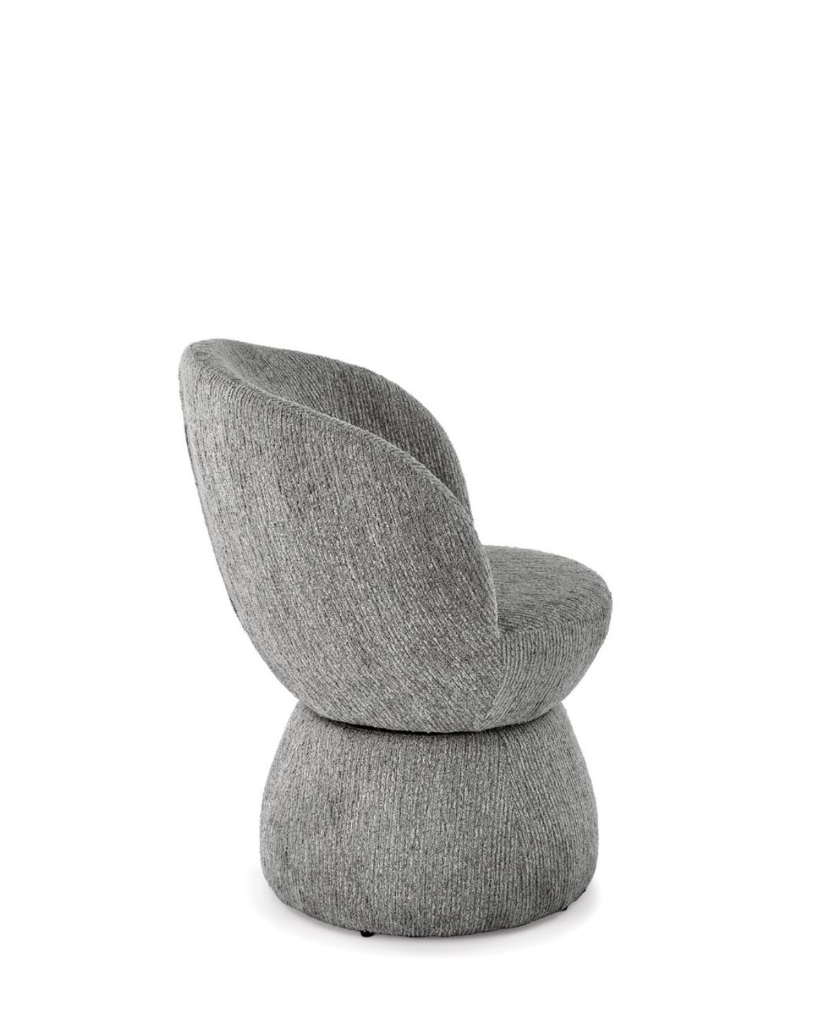 krzesło z funkcją obracania k581, tapicerowane, szare