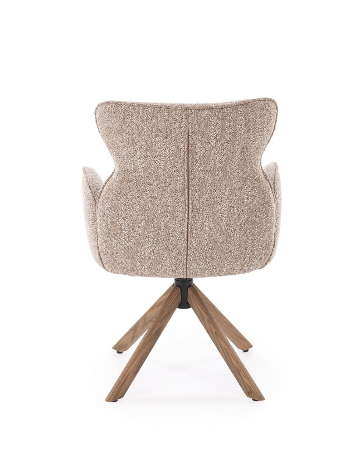 krzesło do jadalni k585, funkcja obracania, ciemny beż