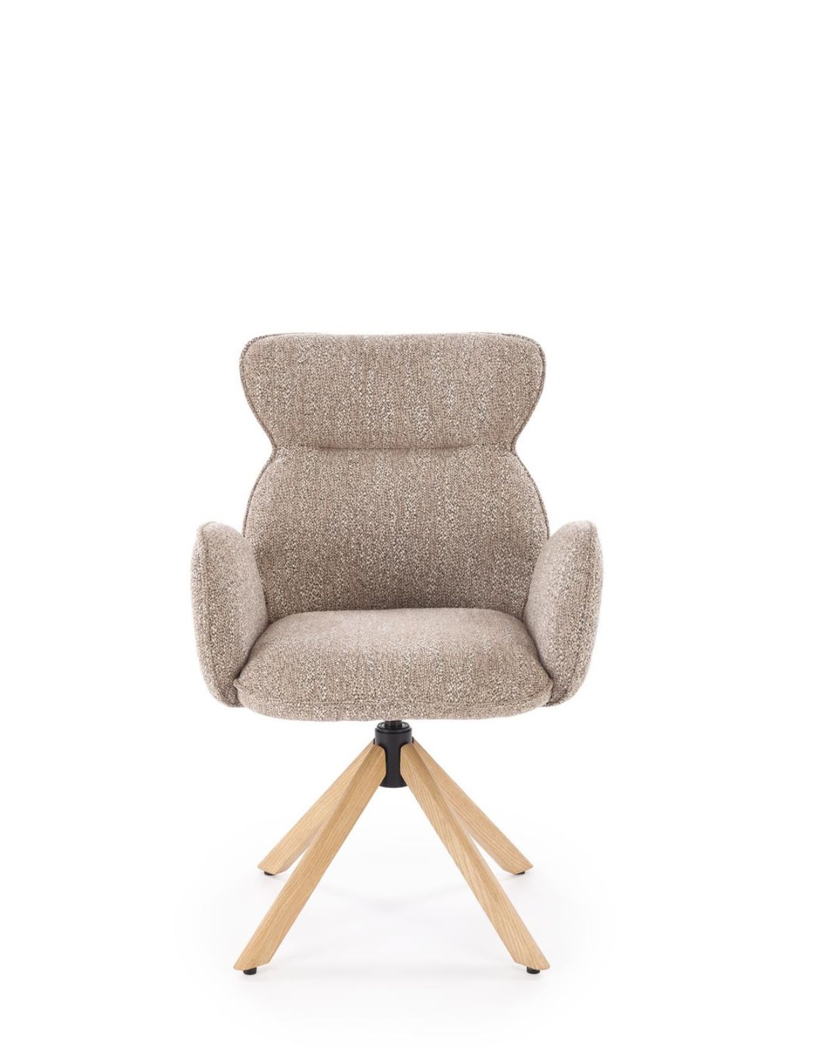 krzesło do jadalni k585, funkcja obracania, dąb naturalny