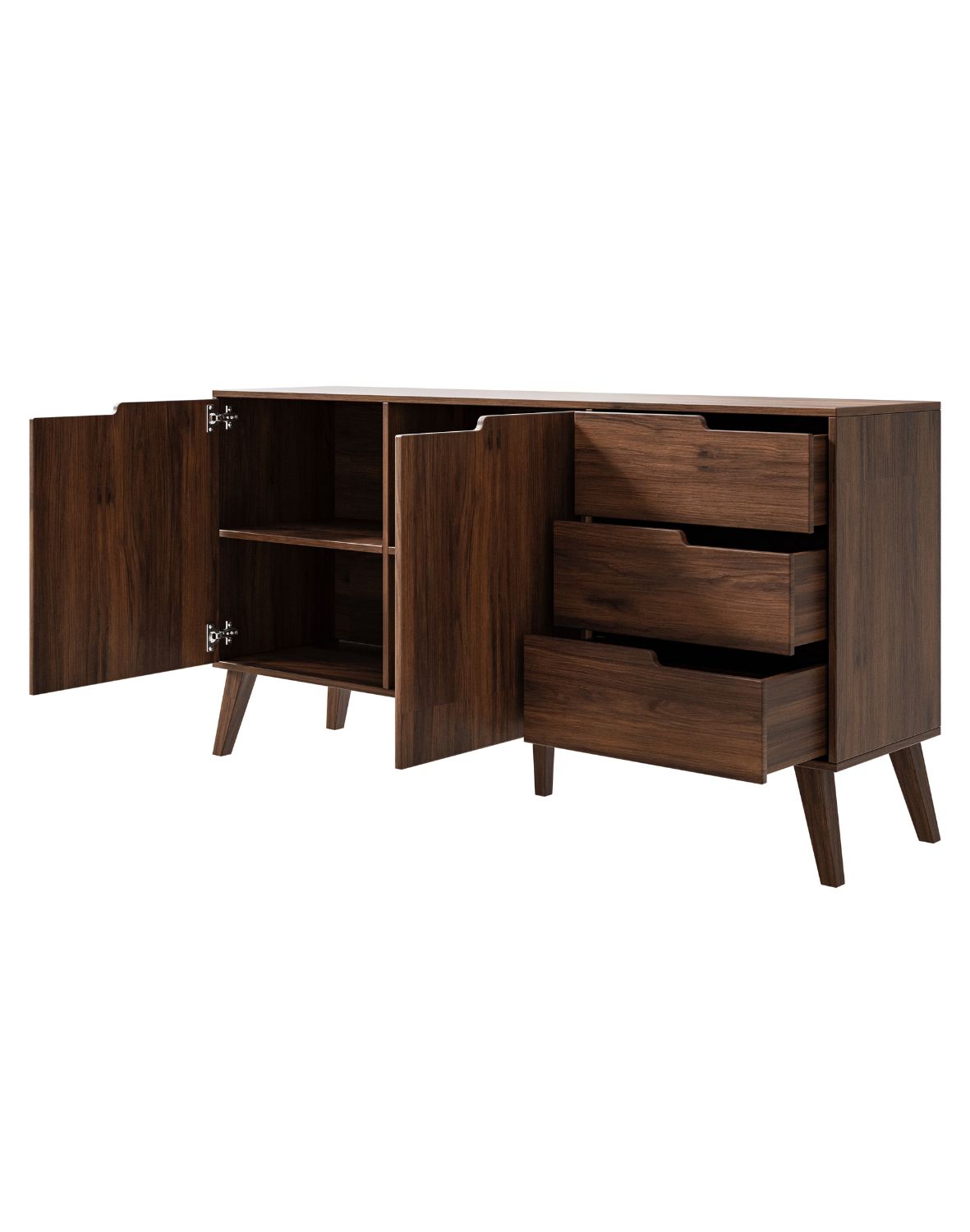 komoda 2d3s nordelo warmia walnut