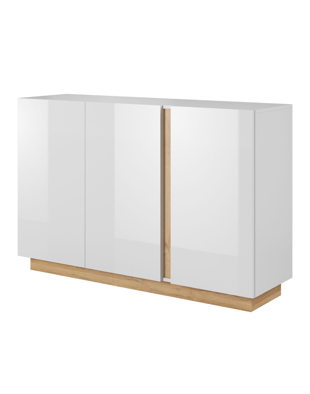 komoda do salonu biały połysk arco f