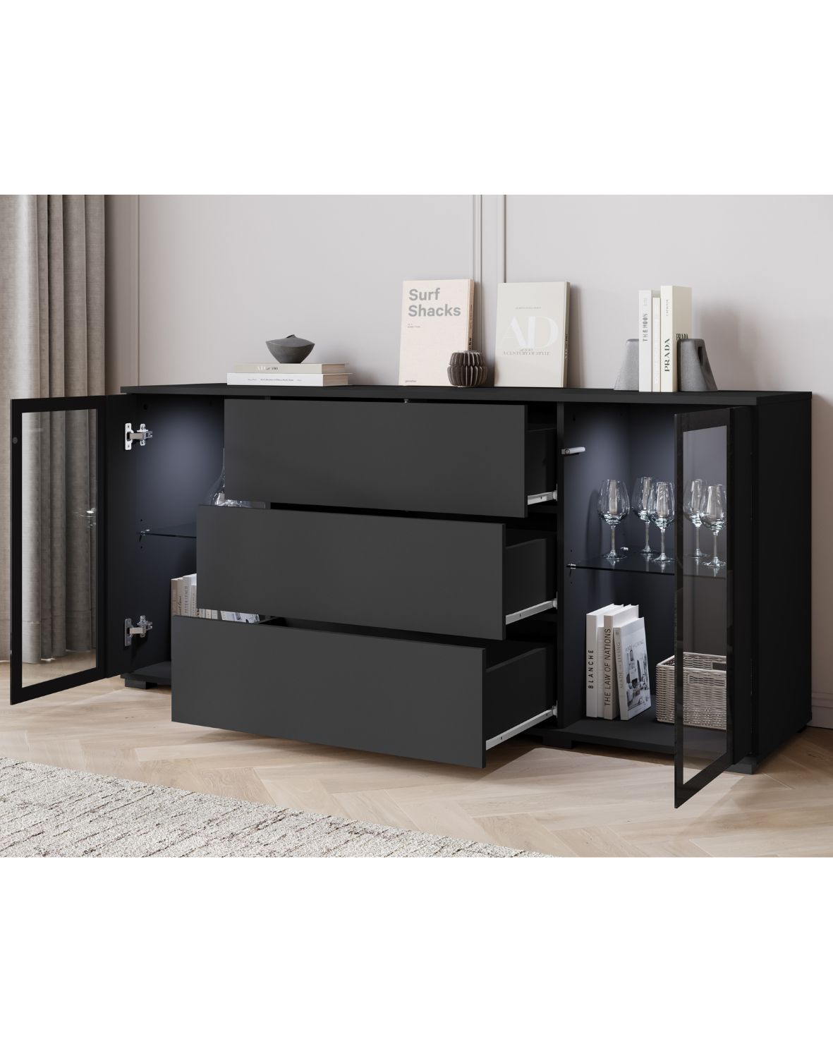 komoda-caro-sb150-czarna