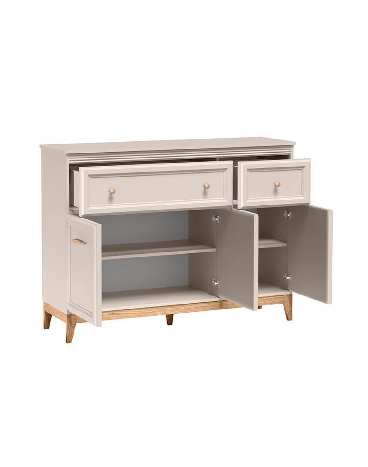 kaszmirowa komoda z szufladami windsor w-1