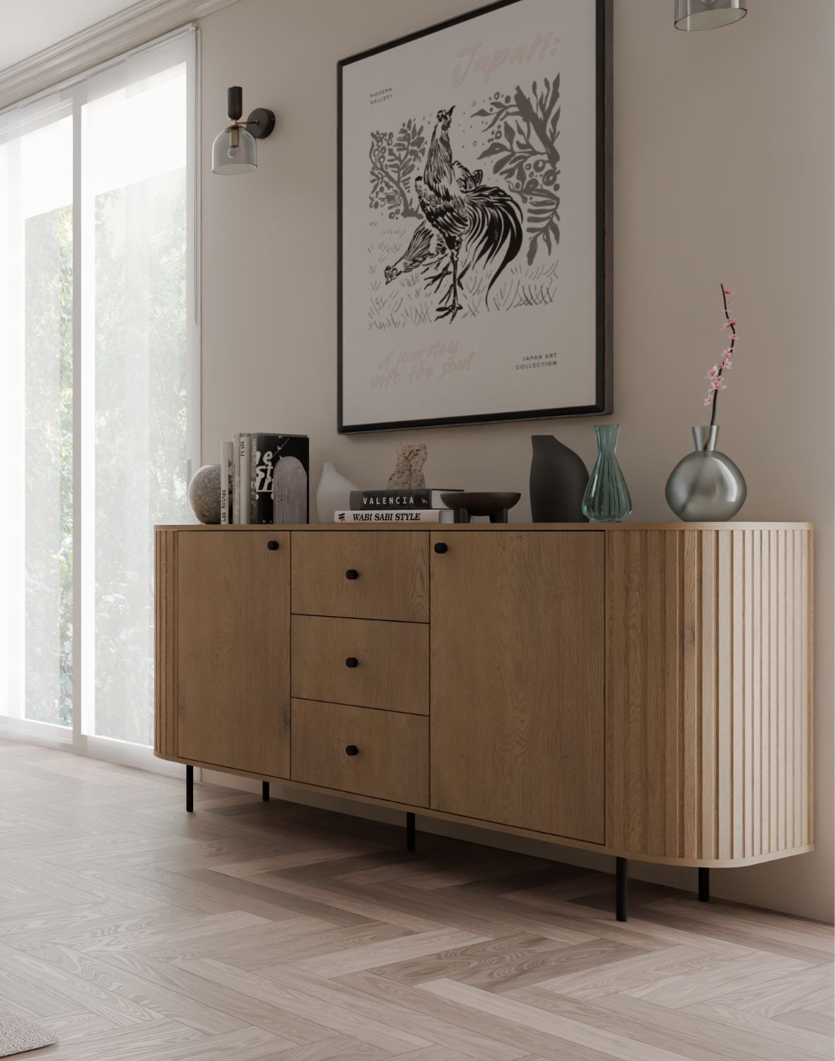 komoda ovalio 2f3s dab cremona typ 823