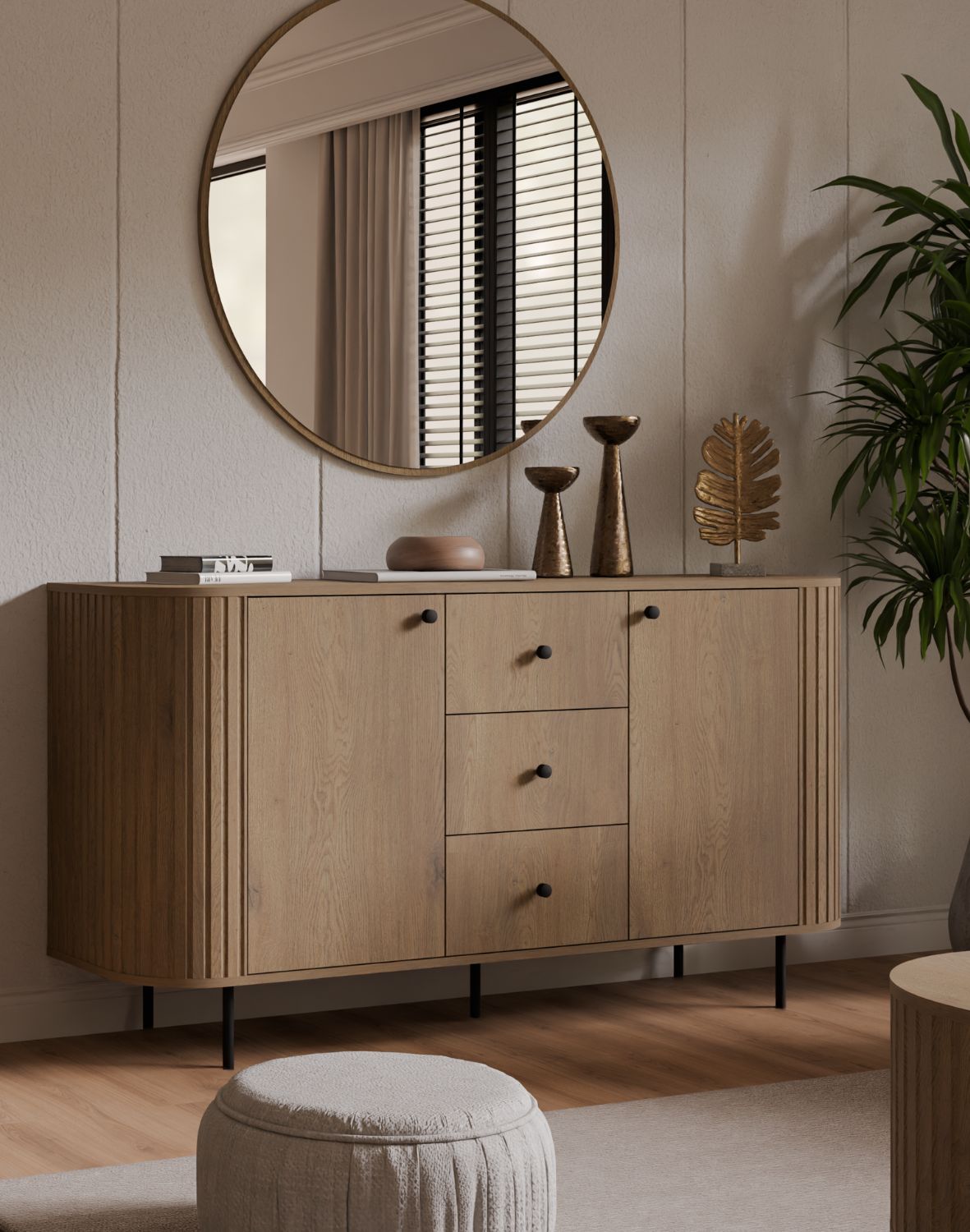 komoda ovalio 2f3s dab cremona typ 823