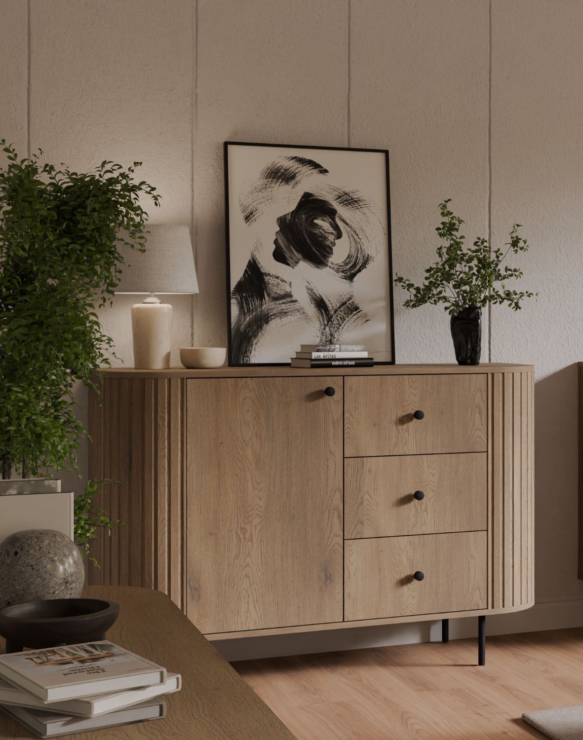 komoda ovalio dab cremona 1f3s typ 813