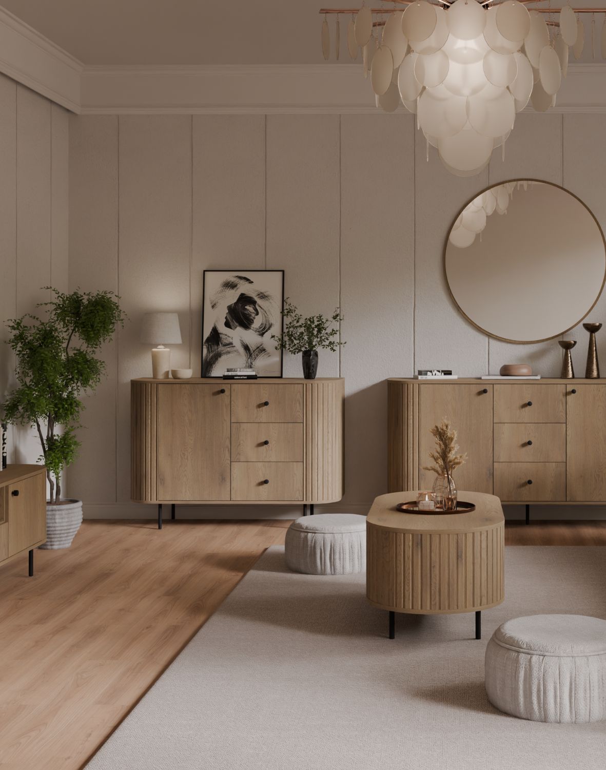 komoda ovalio dab cremona 1f3s typ 813