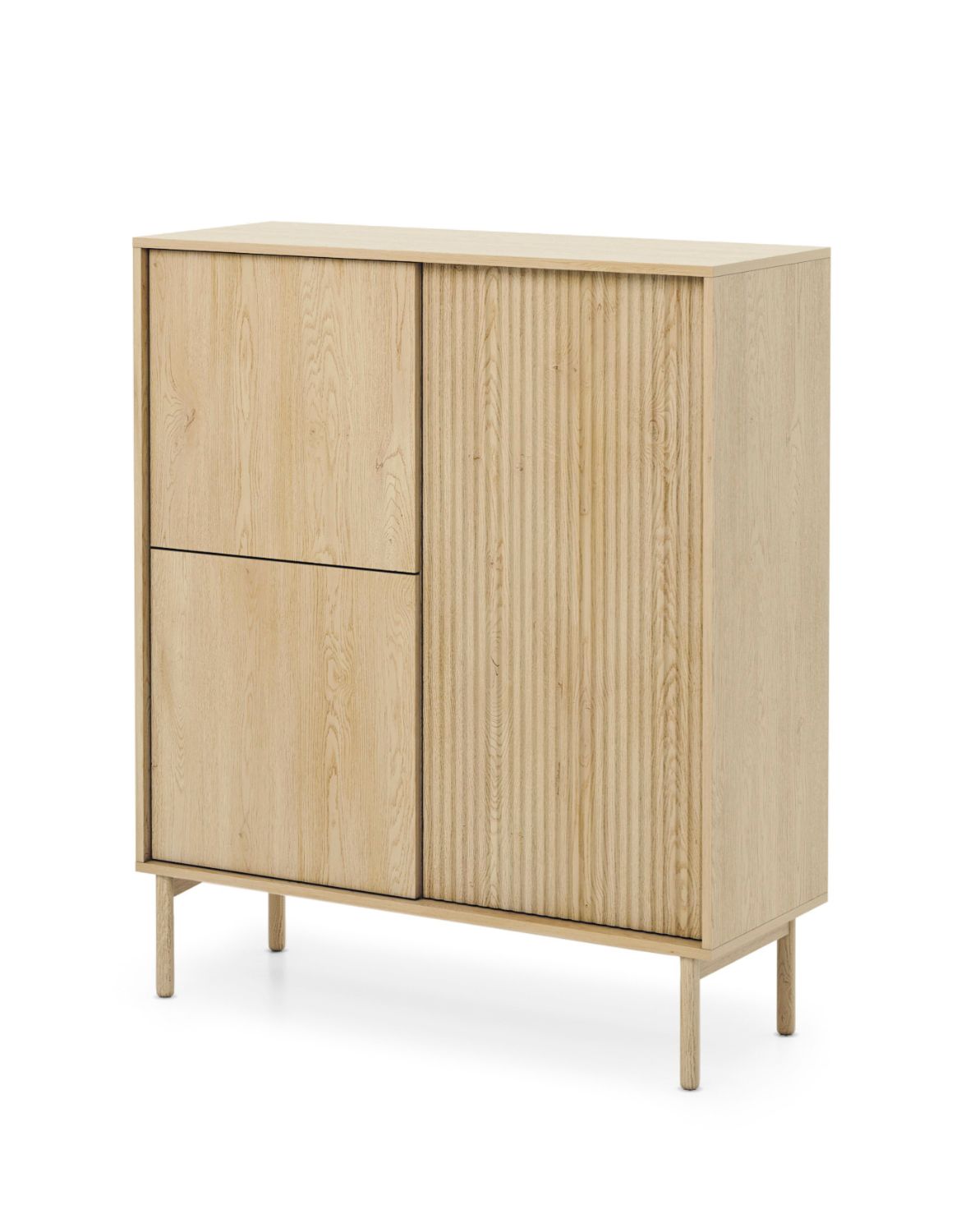 komoda do salonu w stylu japandi tavo a 3d dąb cremona