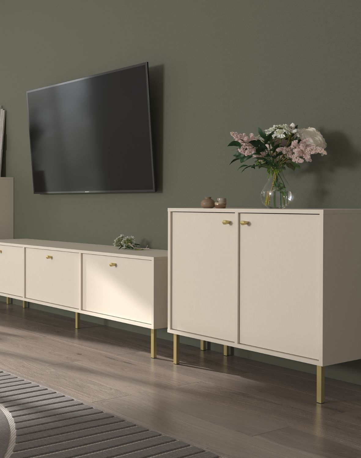 komoda tokyo 2 bez piaskowy typ 812