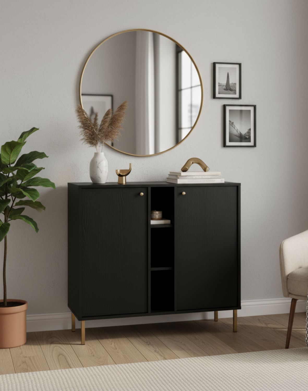 komoda tokyo 2 czarny 2f typ 822