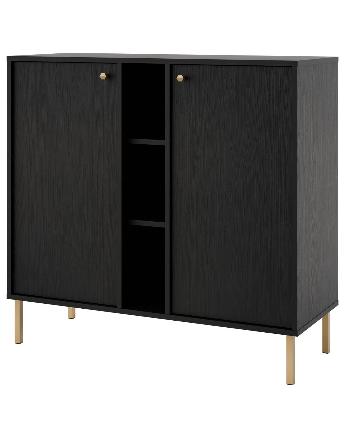 komoda tokyo 2 czarny 2f typ 822