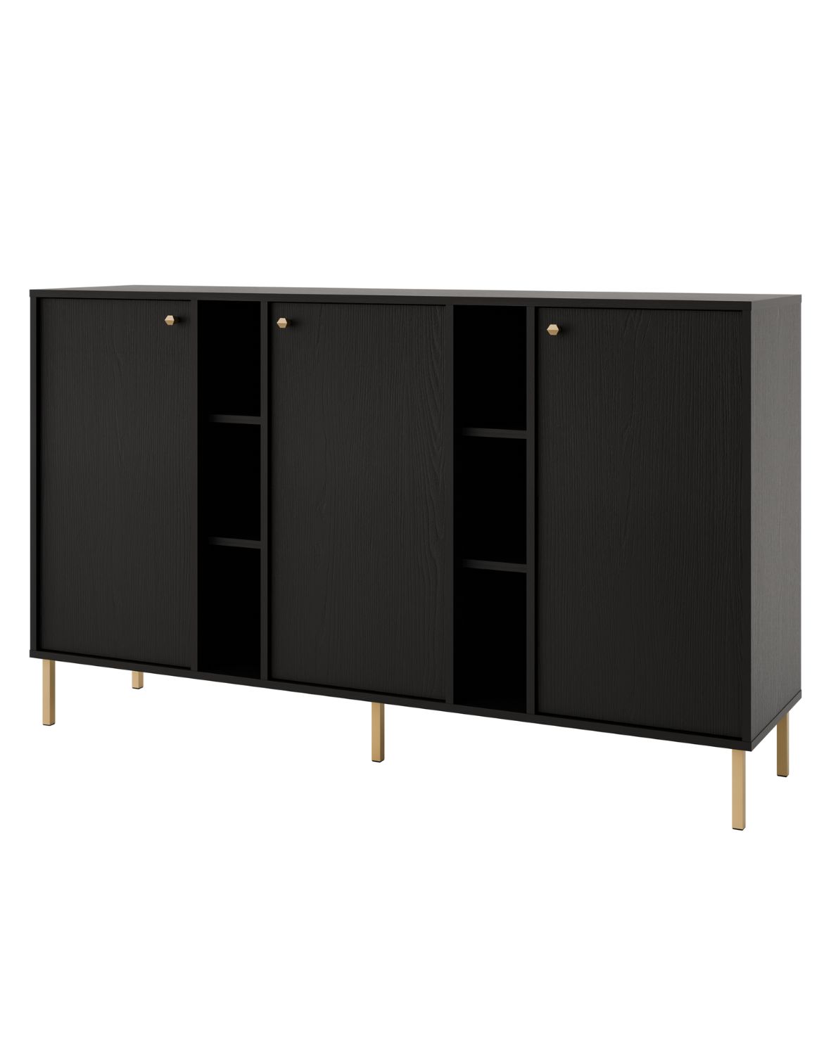 komoda tokyo2 czarny 3 f typ 823