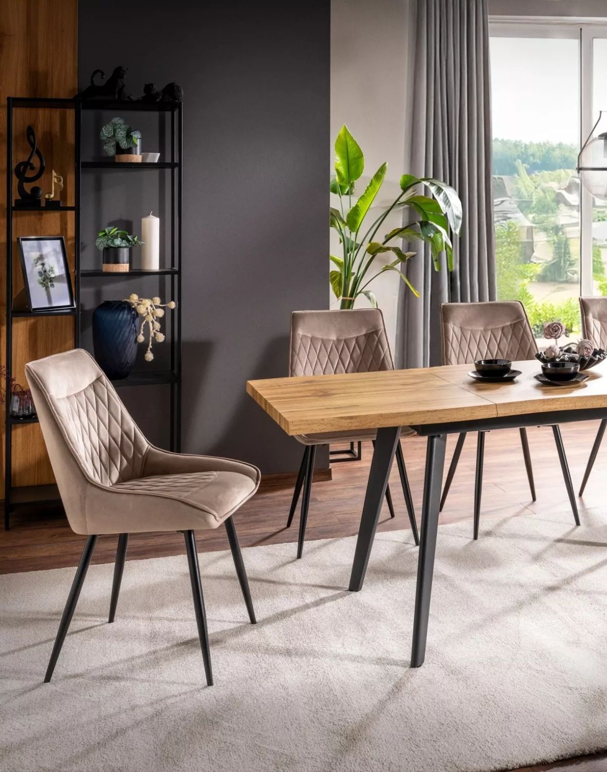 krzeslo agat ciemny bez