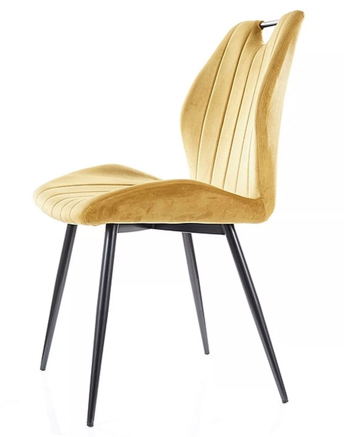 krzeslo arco velvet curry