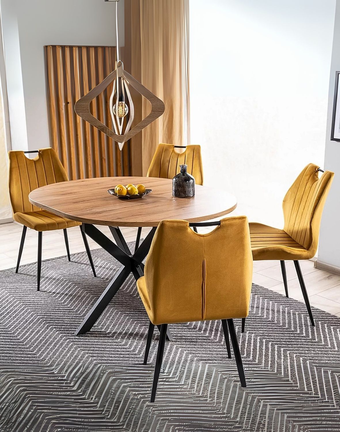 krzeslo arco velvet curry