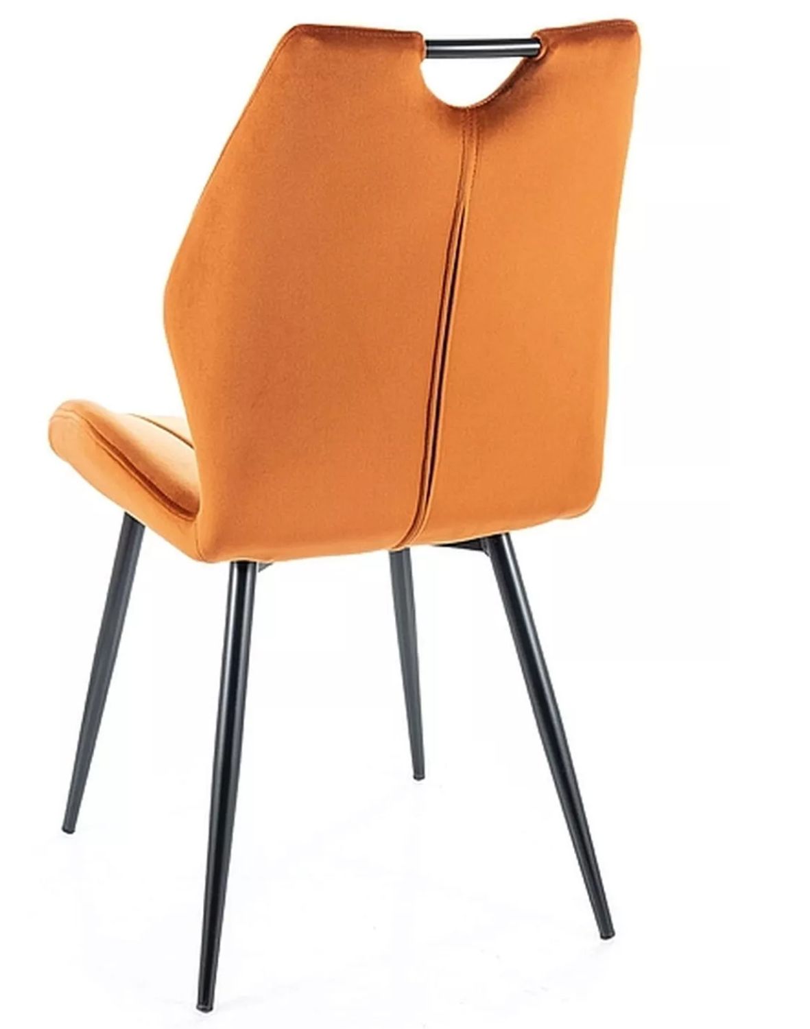 krzeslo arco velvet cynamon