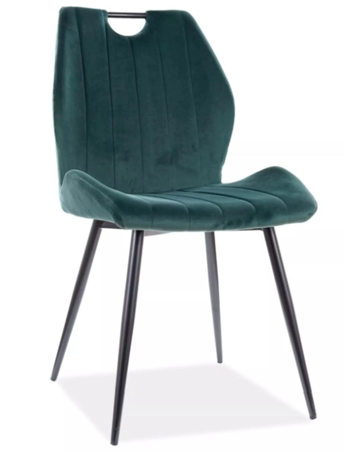 krzeslo arco velvet zielony