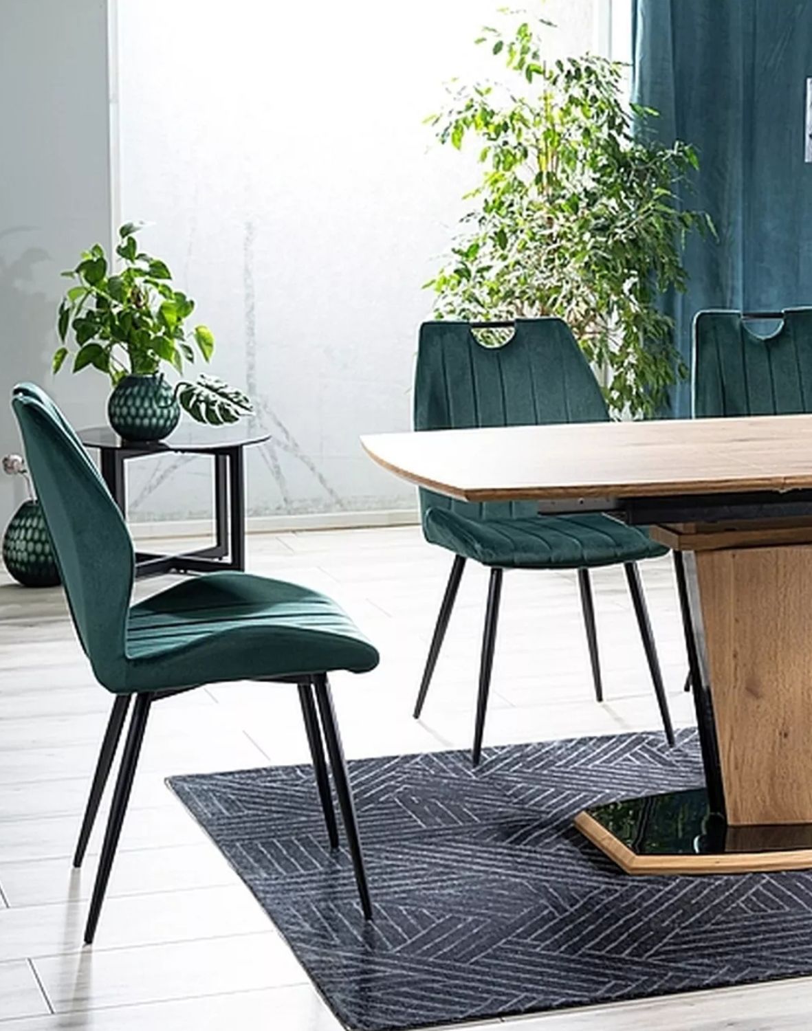 krzeslo arco velvet zielony