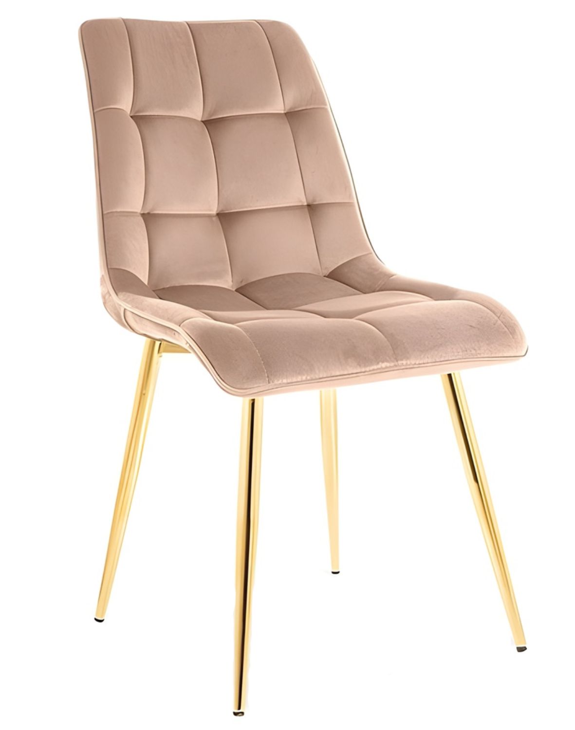 krzeslo chic zloty velvet bez