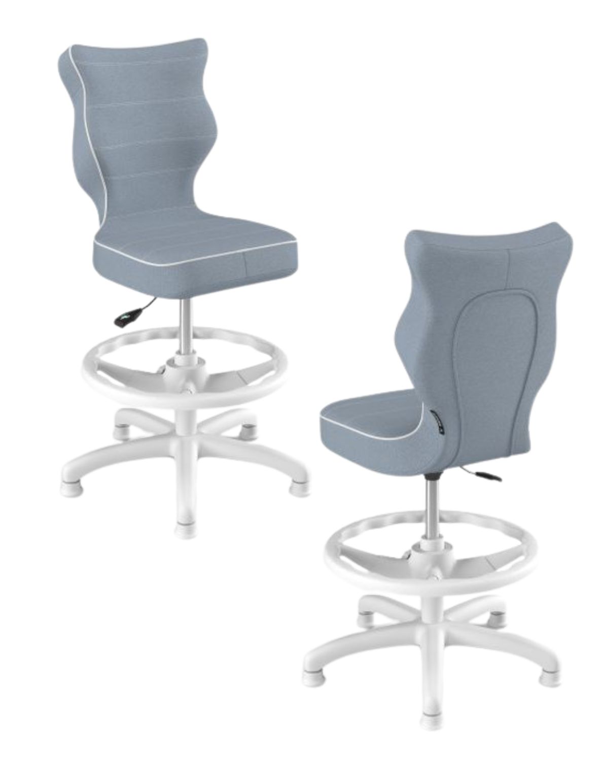 krzeslo dzieciece petit z podnozkiem 119 142 biala podstawa