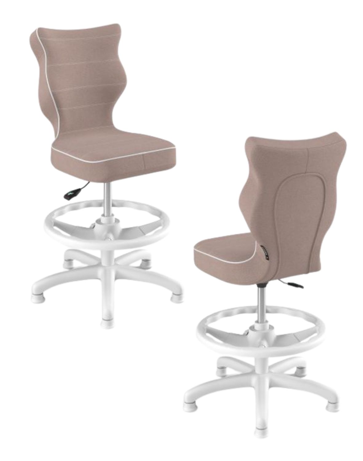 krzeslo dzieciece petit z podnozkiem 119 142 biala podstawa