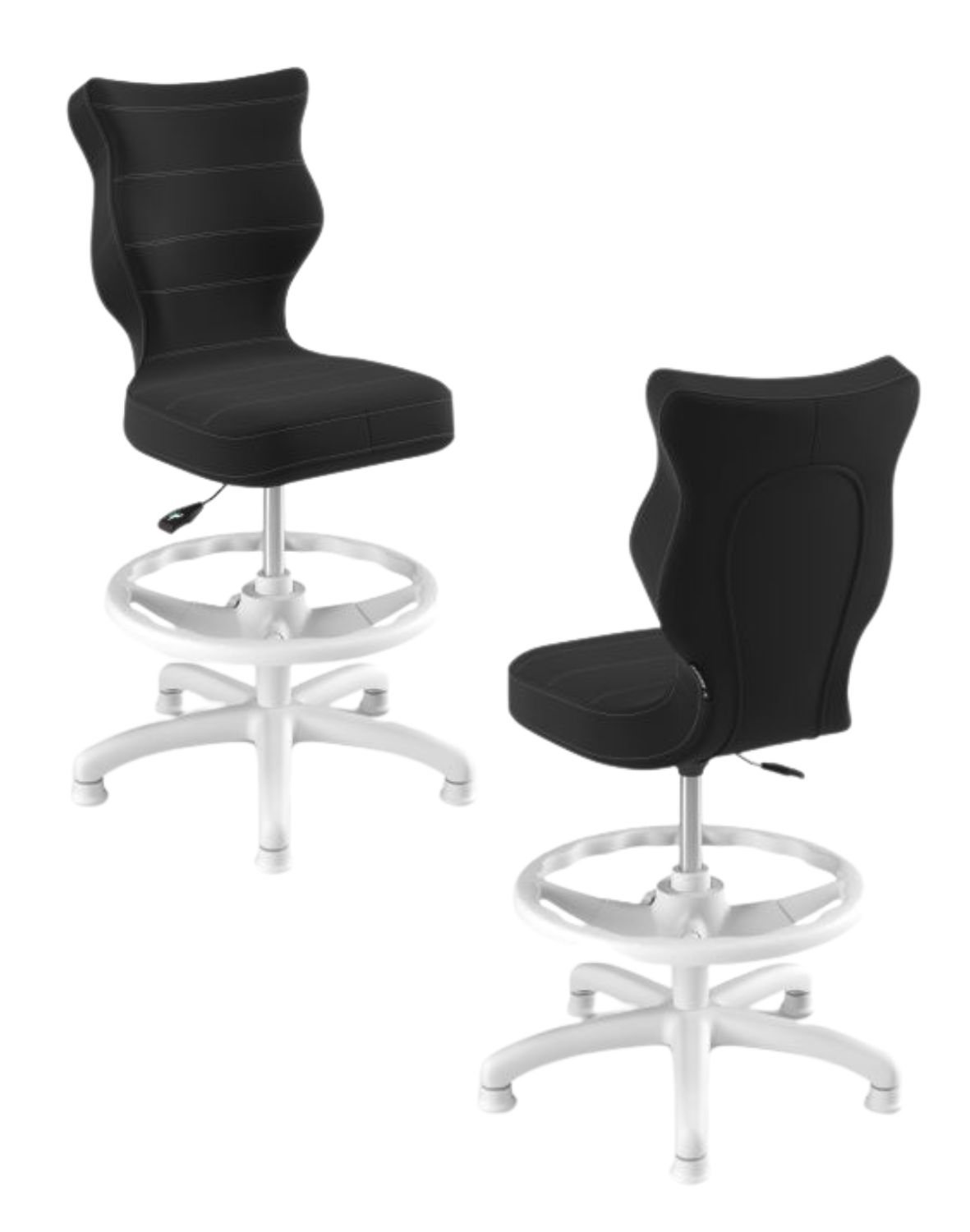 krzeslo dzieciece petit z podnozkiem 119 142 biala podstawa