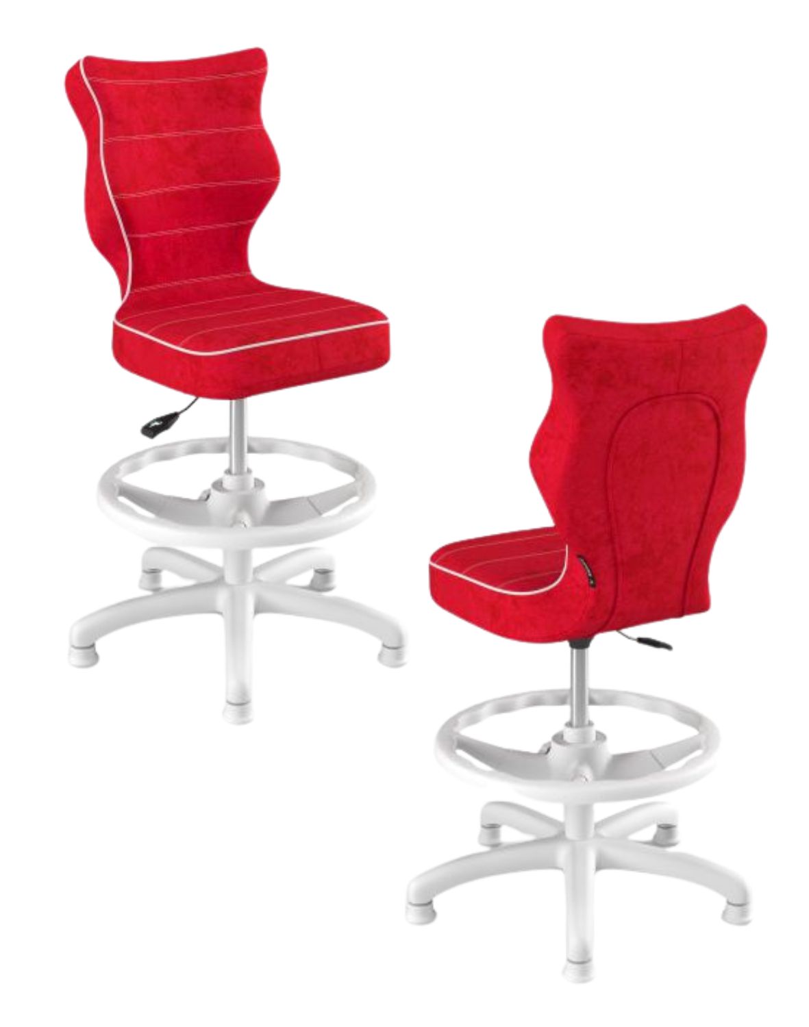 krzeslo dzieciece petit z podnozkiem 119 142 biala podstawa