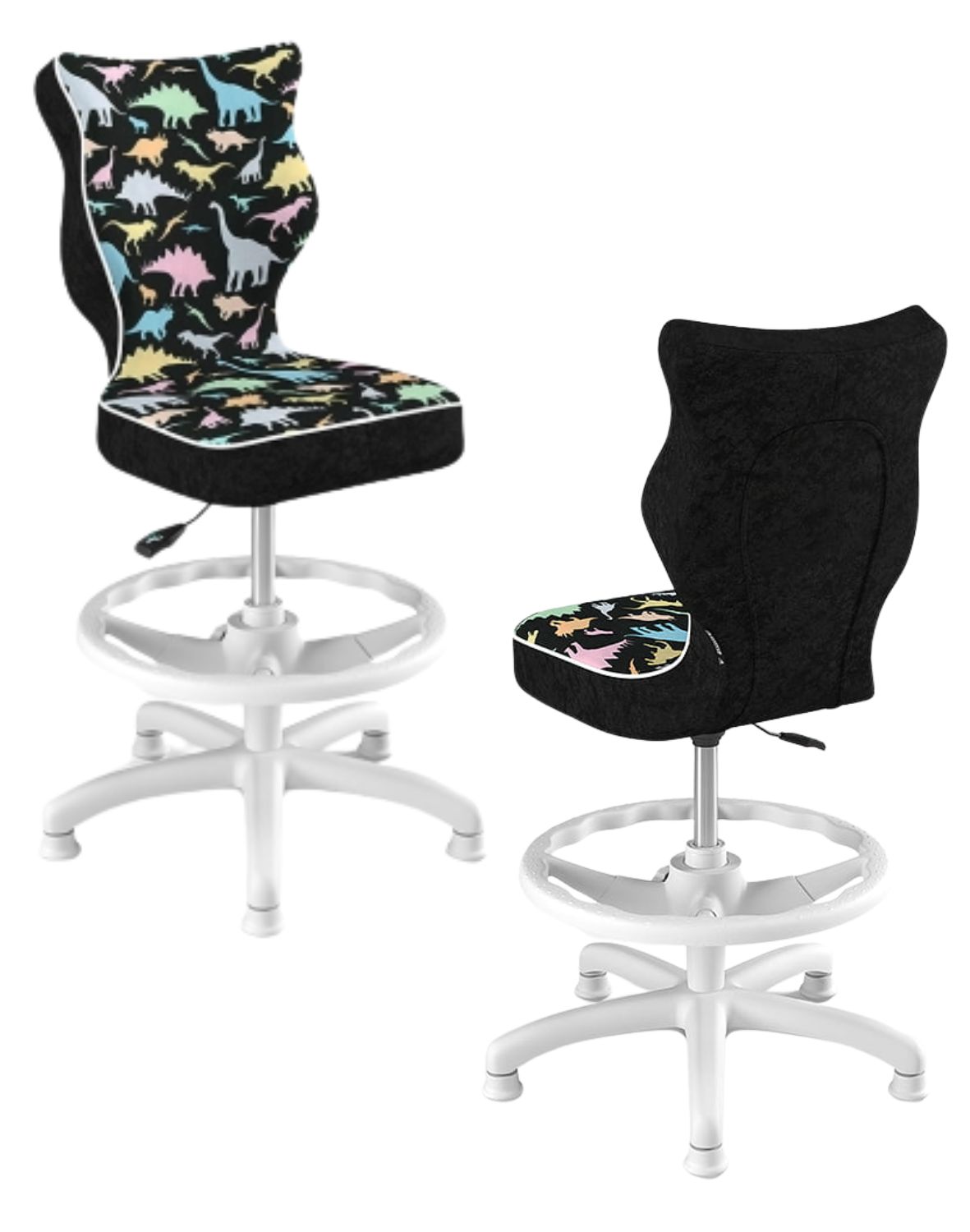 krzeslo dzieciece petit z podnozkiem 119 142 biala podstawa