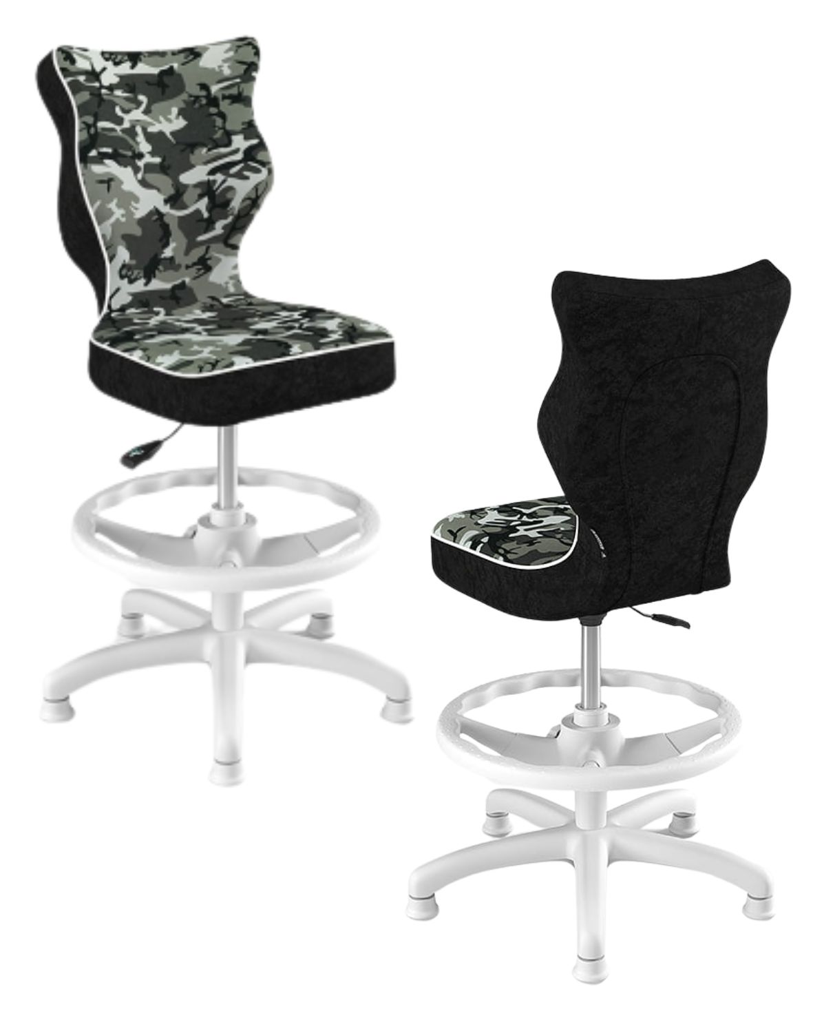 krzeslo dzieciece petit z podnozkiem 119 142 biala podstawa