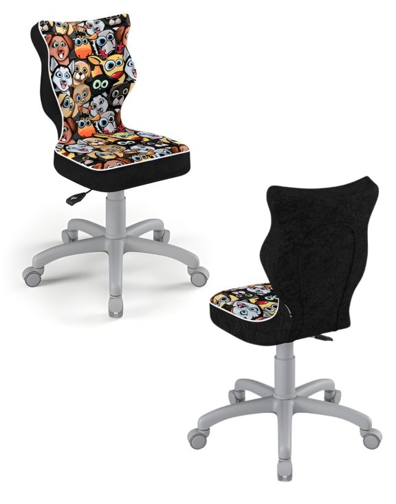 krzeslo obrotowe petit 133 158 szara podstawa