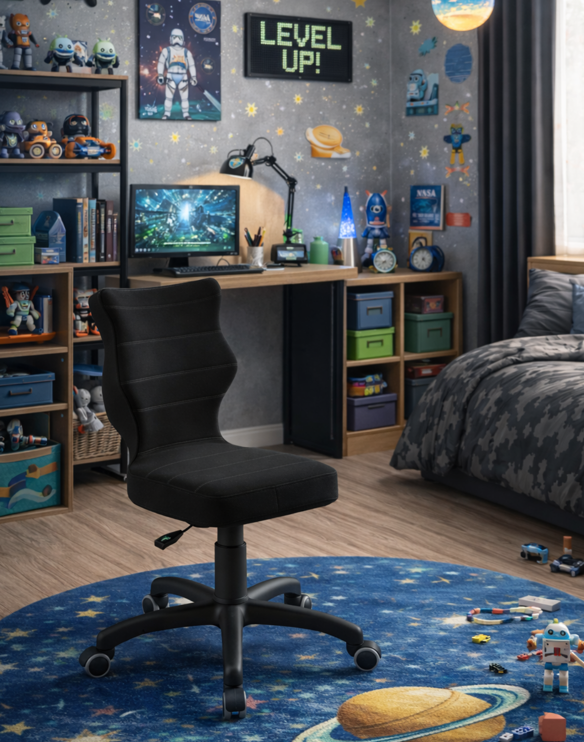 krzeslo obrotowe petit 133-159 czarna podstawa