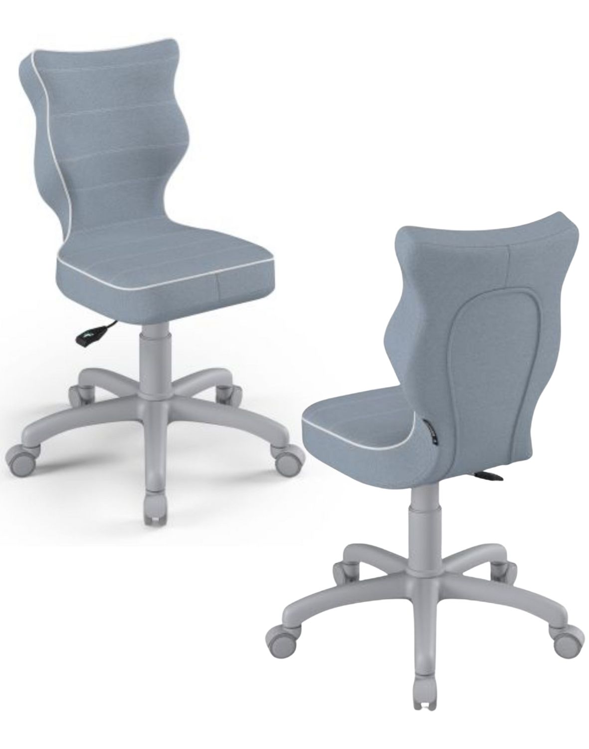 Krzesło dziecięce obrotowe Petit 133-159 cm Szara Podstawa