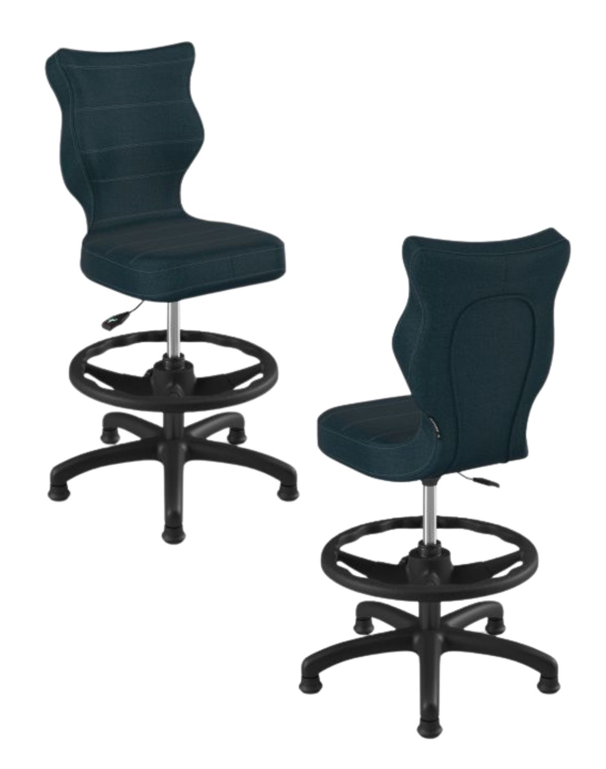 krzeslo dzieciece petit z podnozkiem 133 159 czarna podstawa