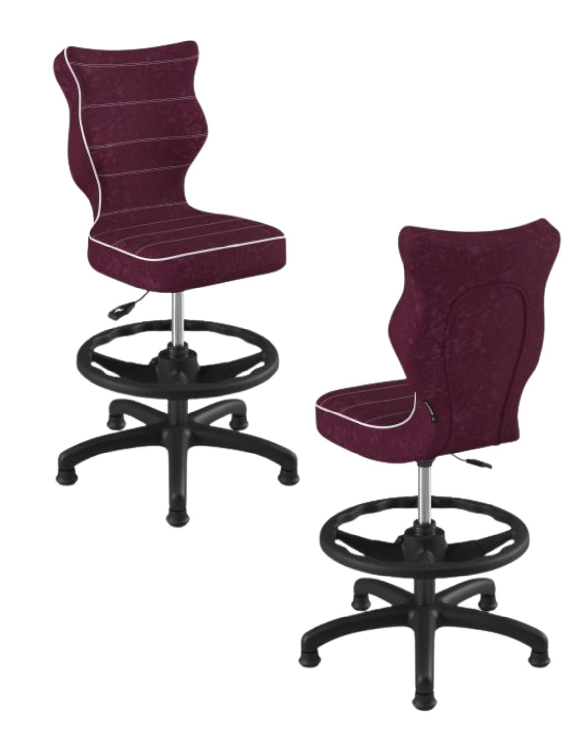 krzeslo dzieciece petit z podnozkiem 133 159 czarna podstawa