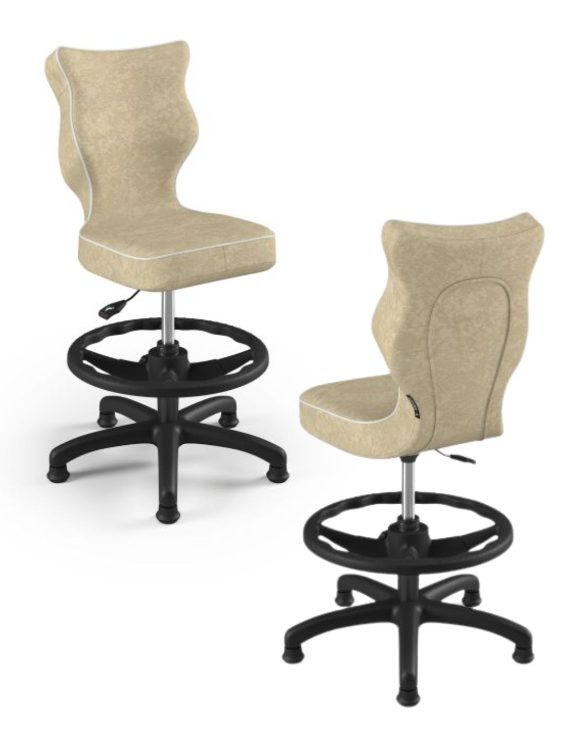 krzeslo dzieciece petit z podnozkiem 133 159 czarna podstawa