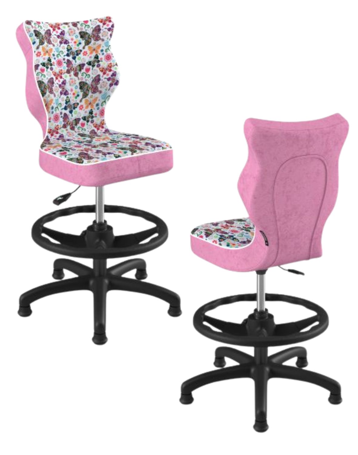 krzeslo dzieciece petit z podnozkiem 119 142 czarna podstawa