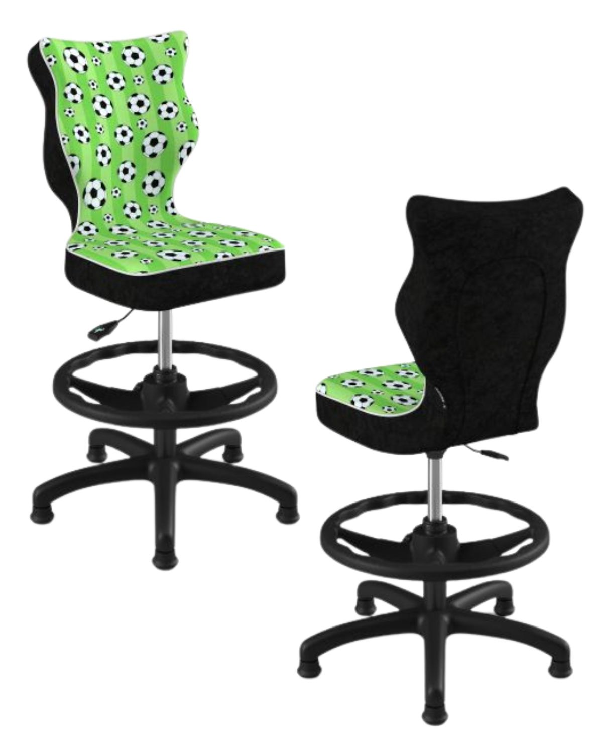 krzeslo dzieciece petit z podnozkiem 119 142 czarna podstawa