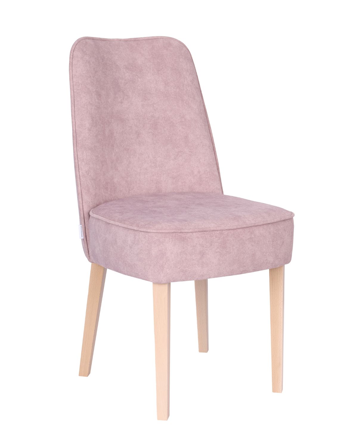 krzesło do jadalni z wysokim oparciem chelsea up różowe