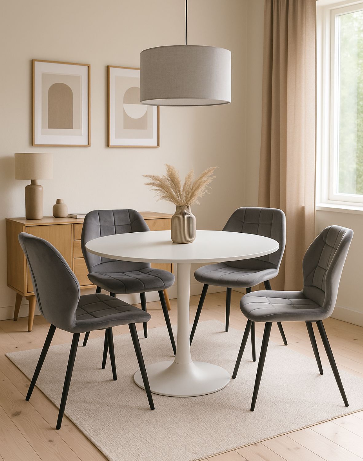 krzeslo jake velvet szare