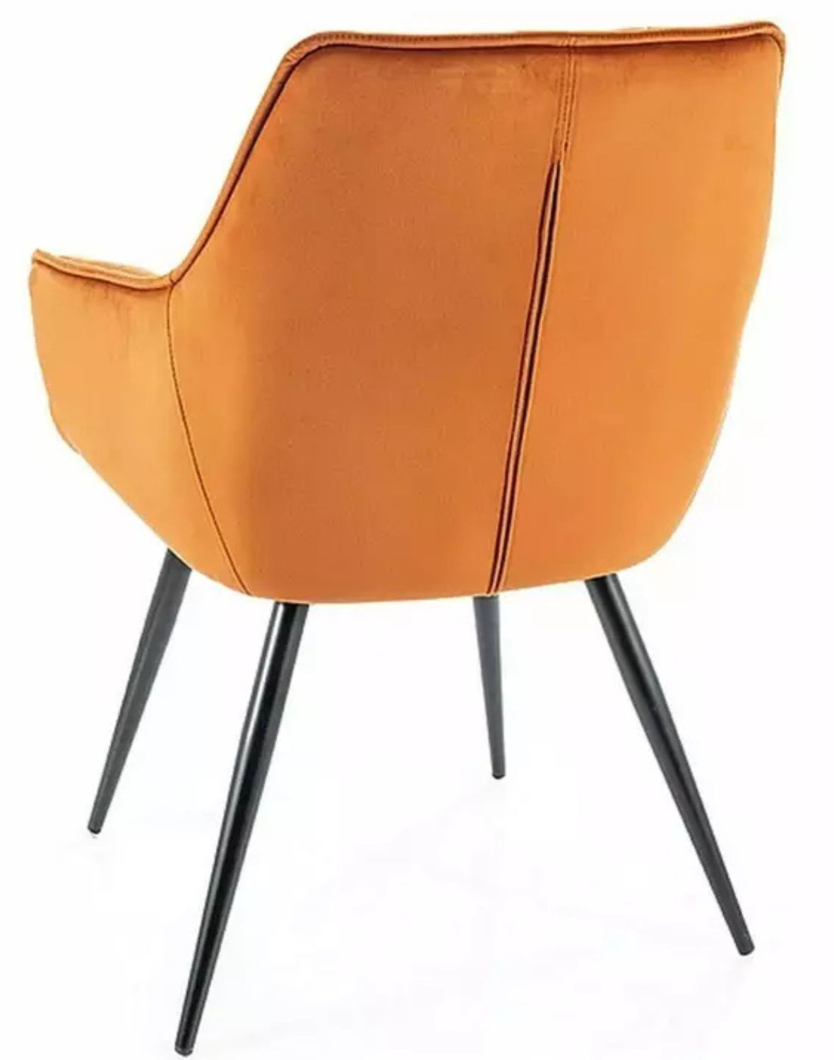 krzeslo lilia velvet cynamonowa