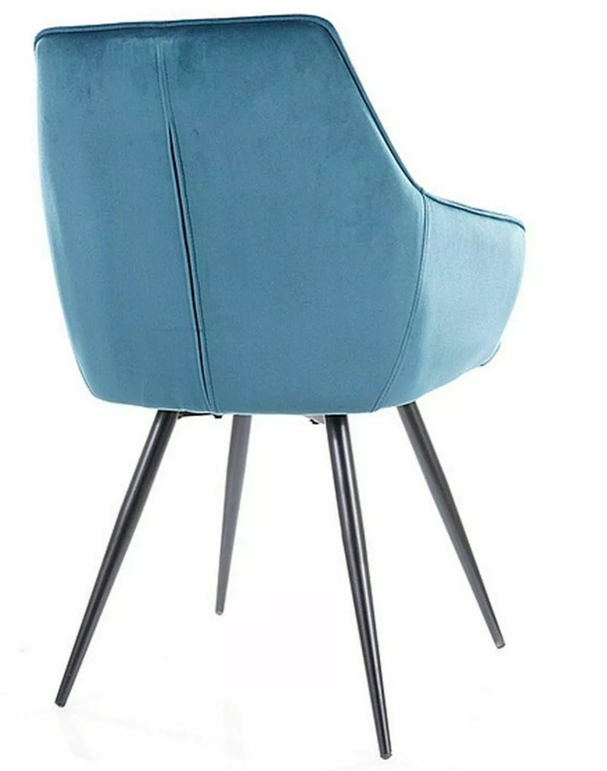 krzeslo lilia velvet turkusowe