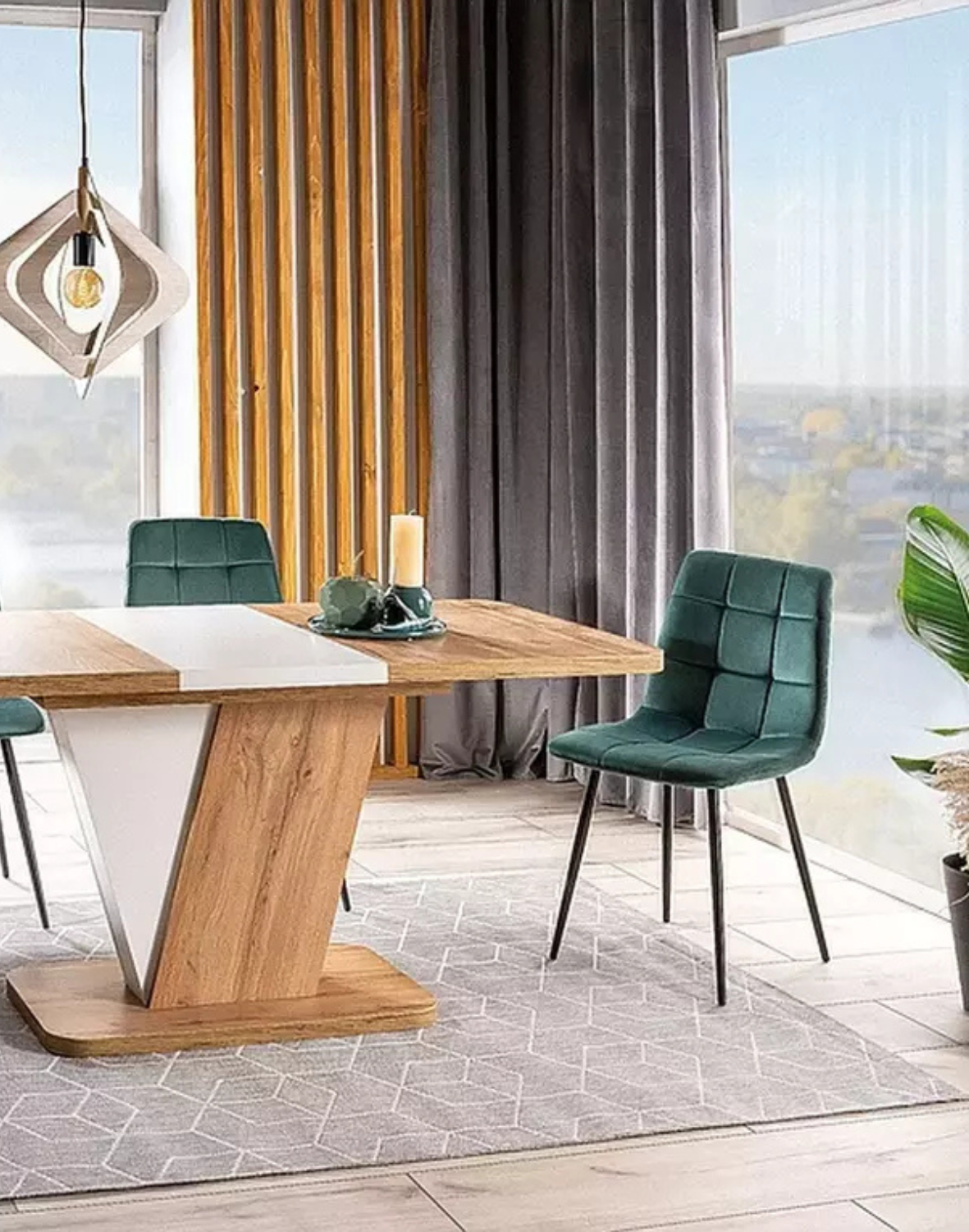 krzeslo mila velvet zielone