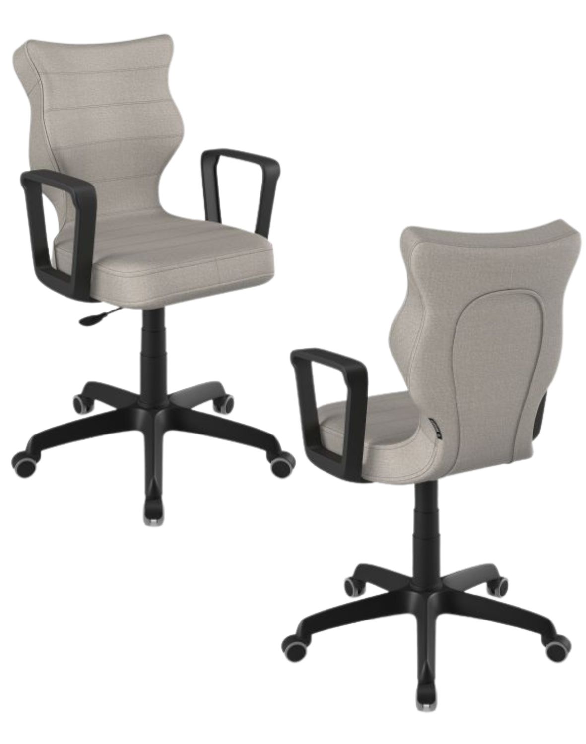 Krzesło młodzieżowe Entelo Norm, Czarna Podstawa, Rozmiar 6 (wzrost 159 - 188 cm)