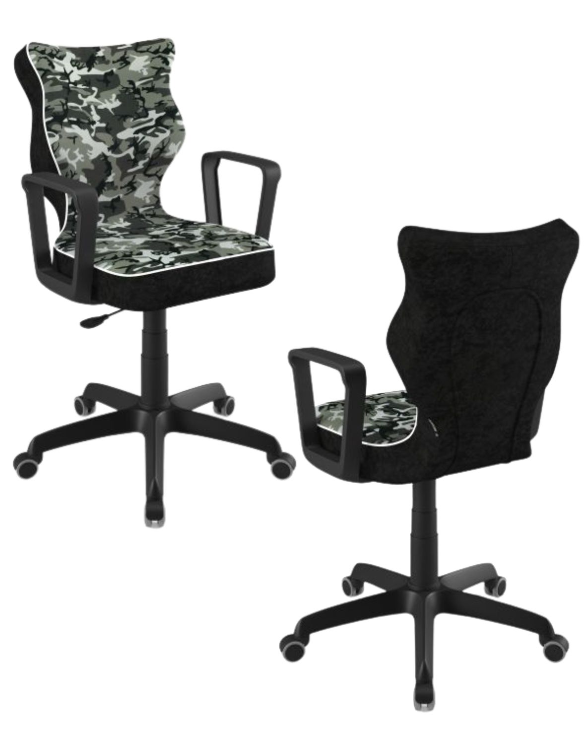 Krzesło młodzieżowe Entelo Norm, Czarna Podstawa, Rozmiar 6 (wzrost 159 - 188 cm)