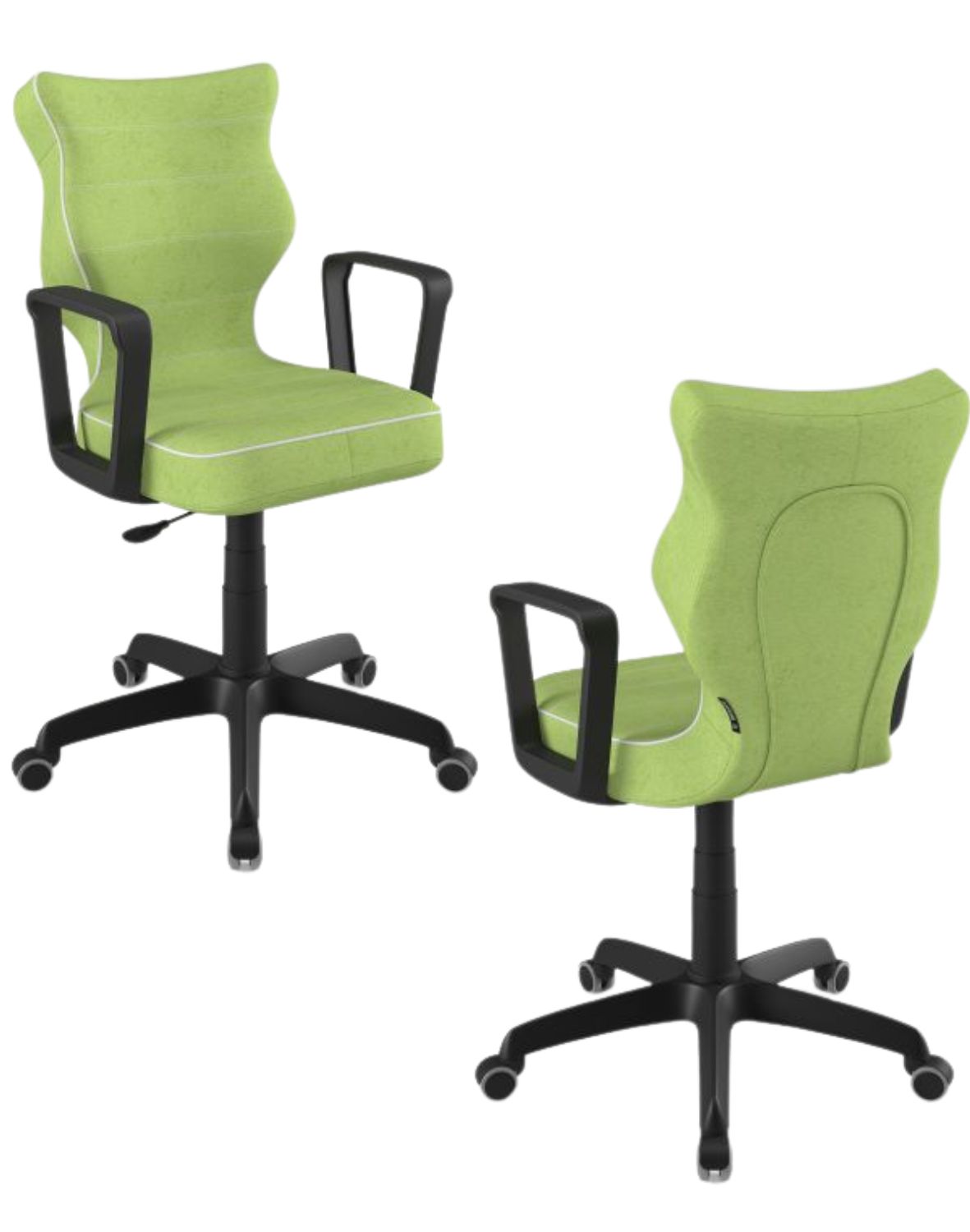 Krzesło młodzieżowe Entelo Norm, Czarna Podstawa, Rozmiar 6 (wzrost 159 - 188 cm)