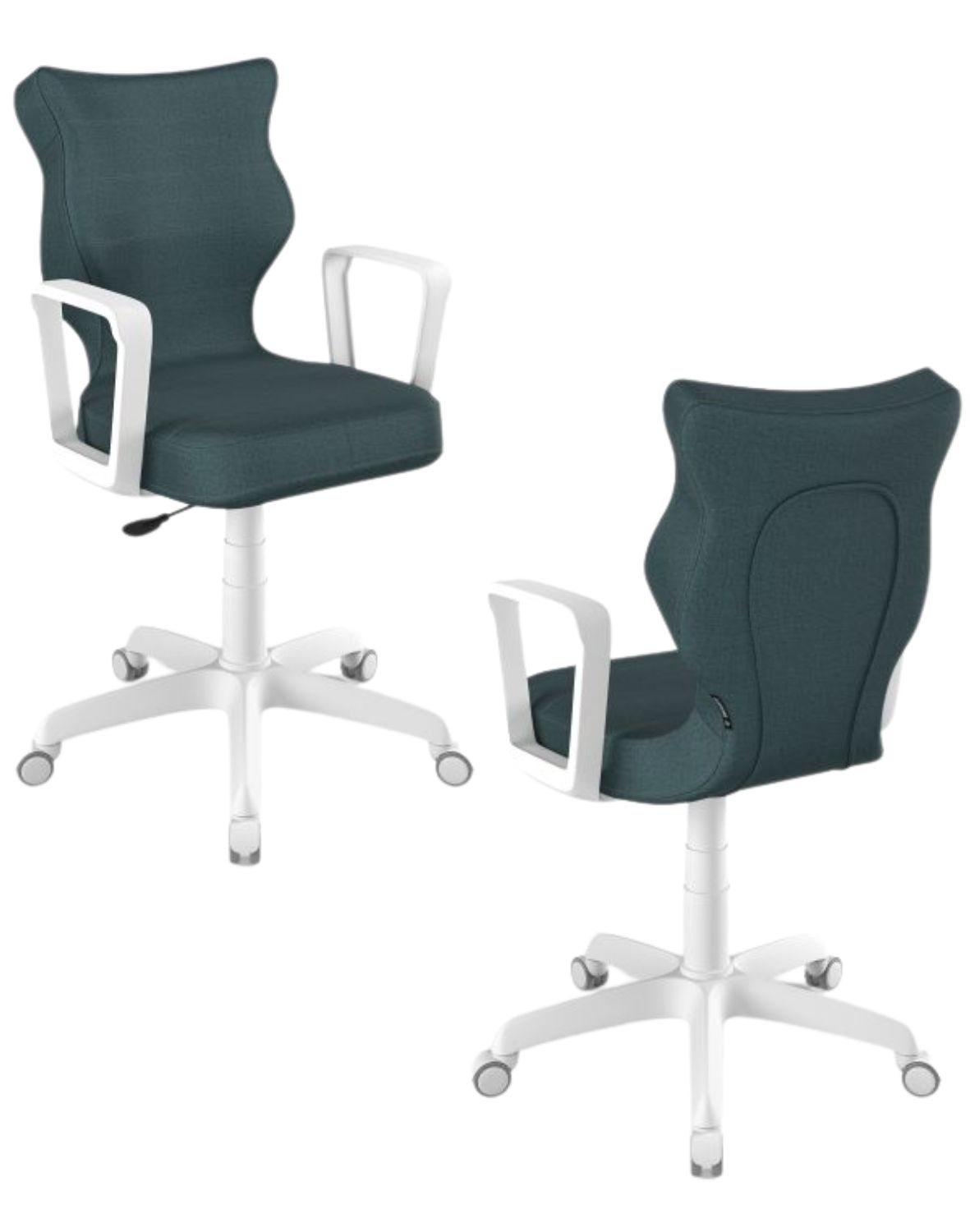 Krzesło młodzieżowe Entelo Norm, Biała Podstawa, Rozmiar 5 (wzrost 146 - 176,5 cm)