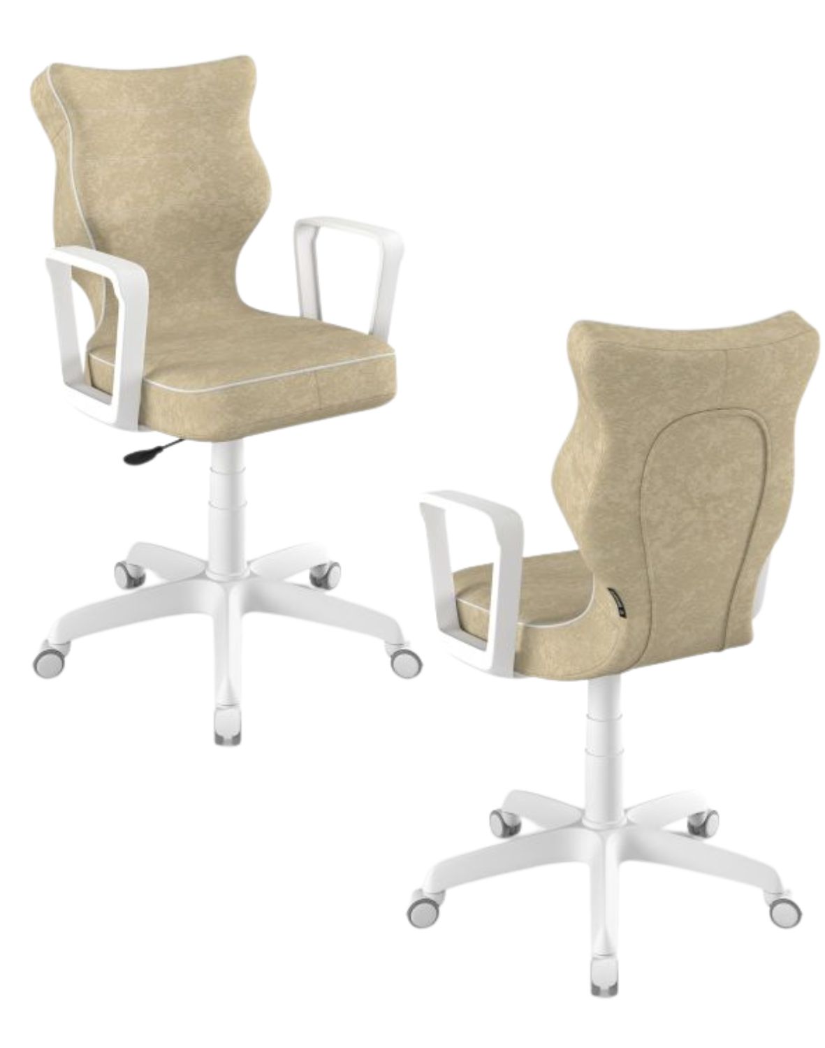 Krzesło młodzieżowe Entelo Norm, Biała Podstawa, Rozmiar 5 (wzrost 146 - 176,5 cm)