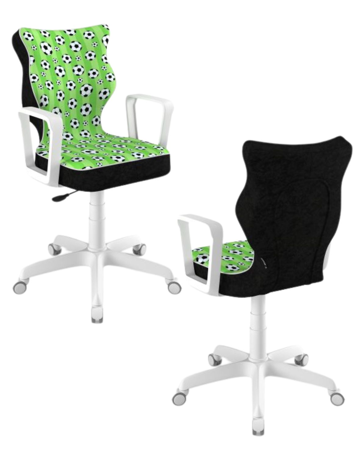 Krzesło młodzieżowe Entelo Norm, Biała Podstawa, Rozmiar 6 (wzrost 159 - 188 cm)